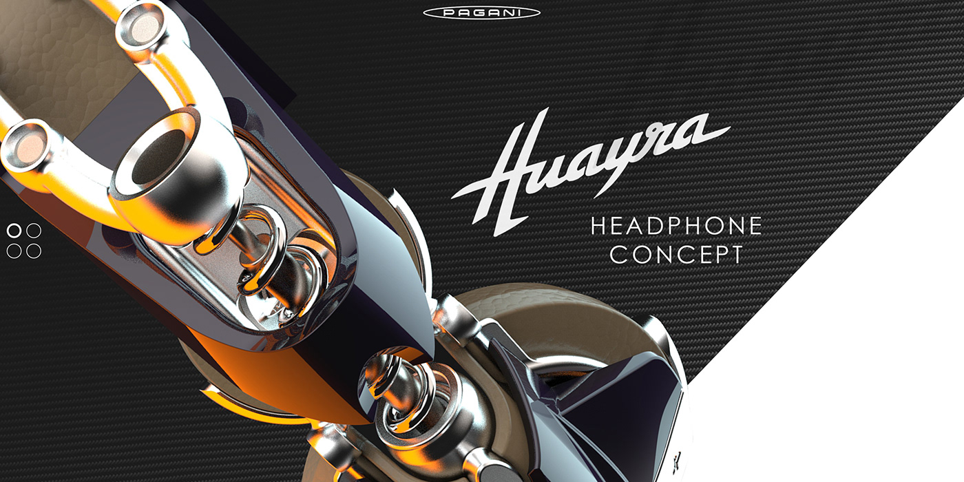 headphone Pagani concept car concept headphones car design Prototyping product design  automotive  