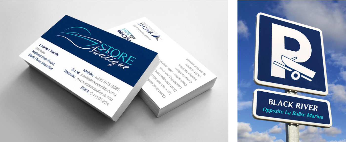 Logo Design business card Signage mauritius Website Design Corporate Identity