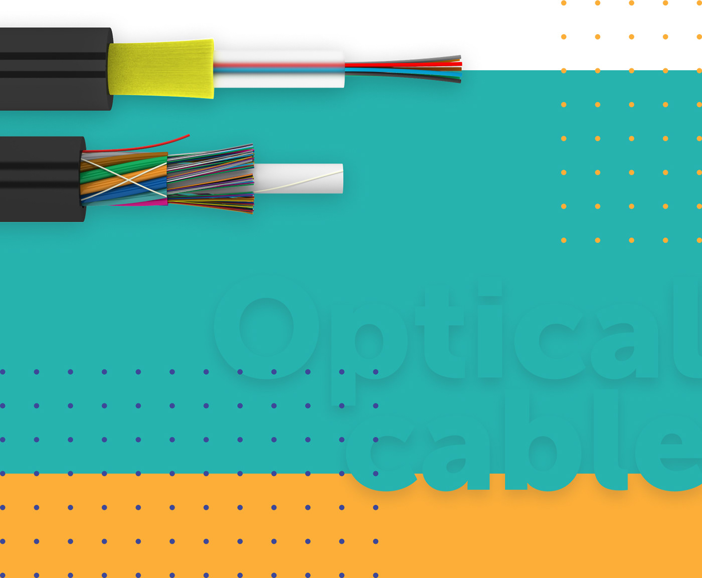 Brand Design Cable fiber optic identity Logo Design optic cable print design  telecommunications Web Design  logo