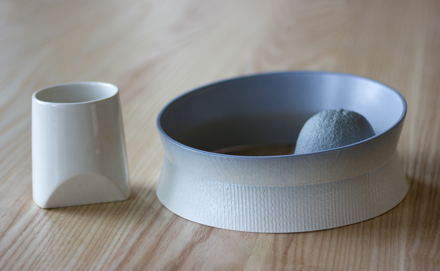 ceramics  ceramic design slip cast product design  craft vessel cup clean Mug 
