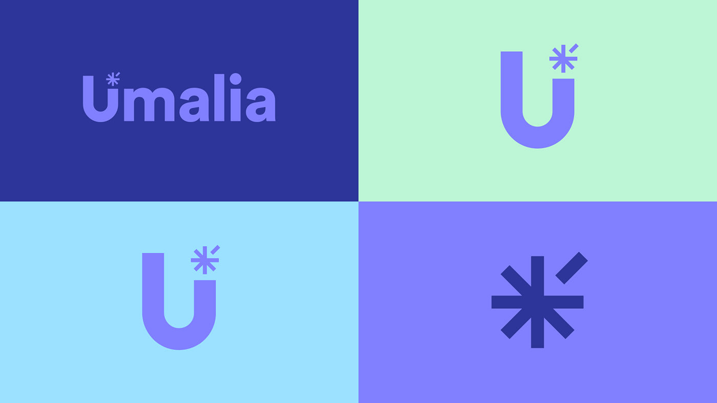 brand brand identity branding  Case Study identity Logo Design logos Umalia