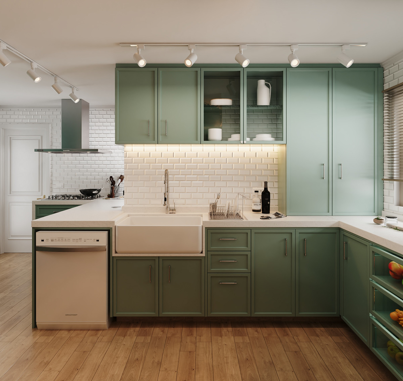 kitchen cocina interior design  architecture archviz CGI 3ds max corona design de interiores ARQUITETURA
