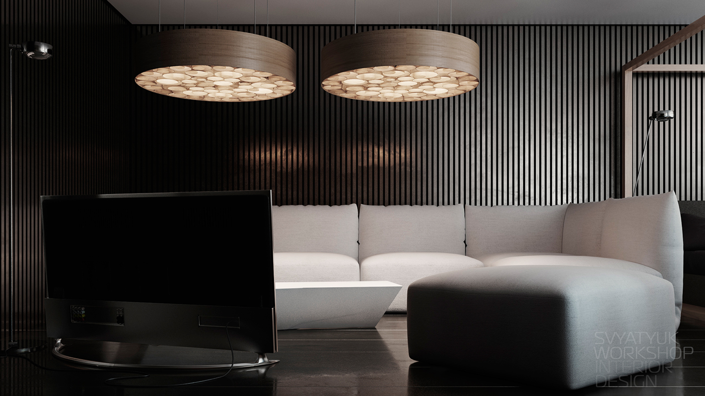 apartment Interior design vray CG 3ds max дизайн интерьер минимализм Minimalism