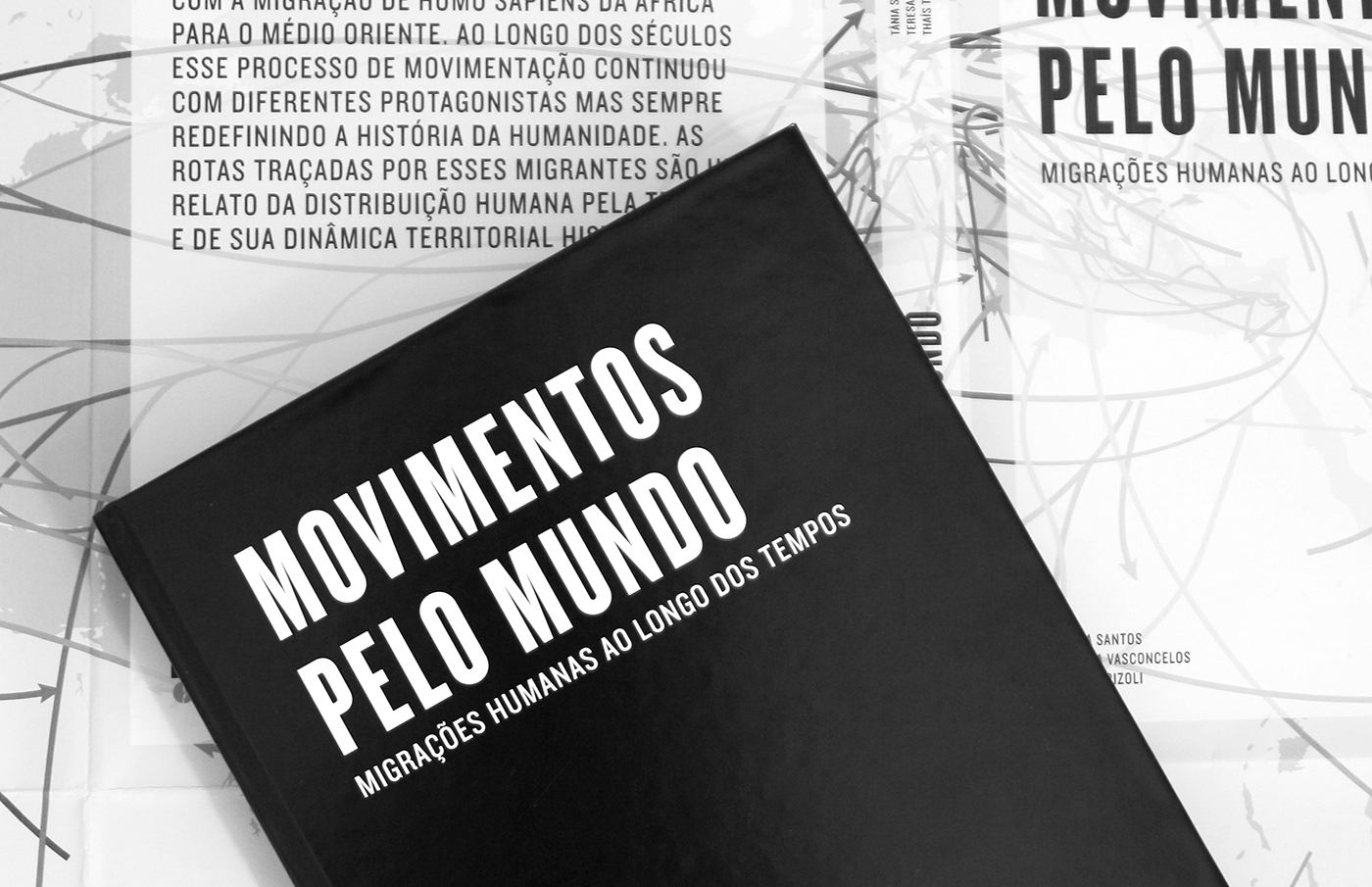 book Livro movement movimento migration migração bw black White pb preto branco infographic map