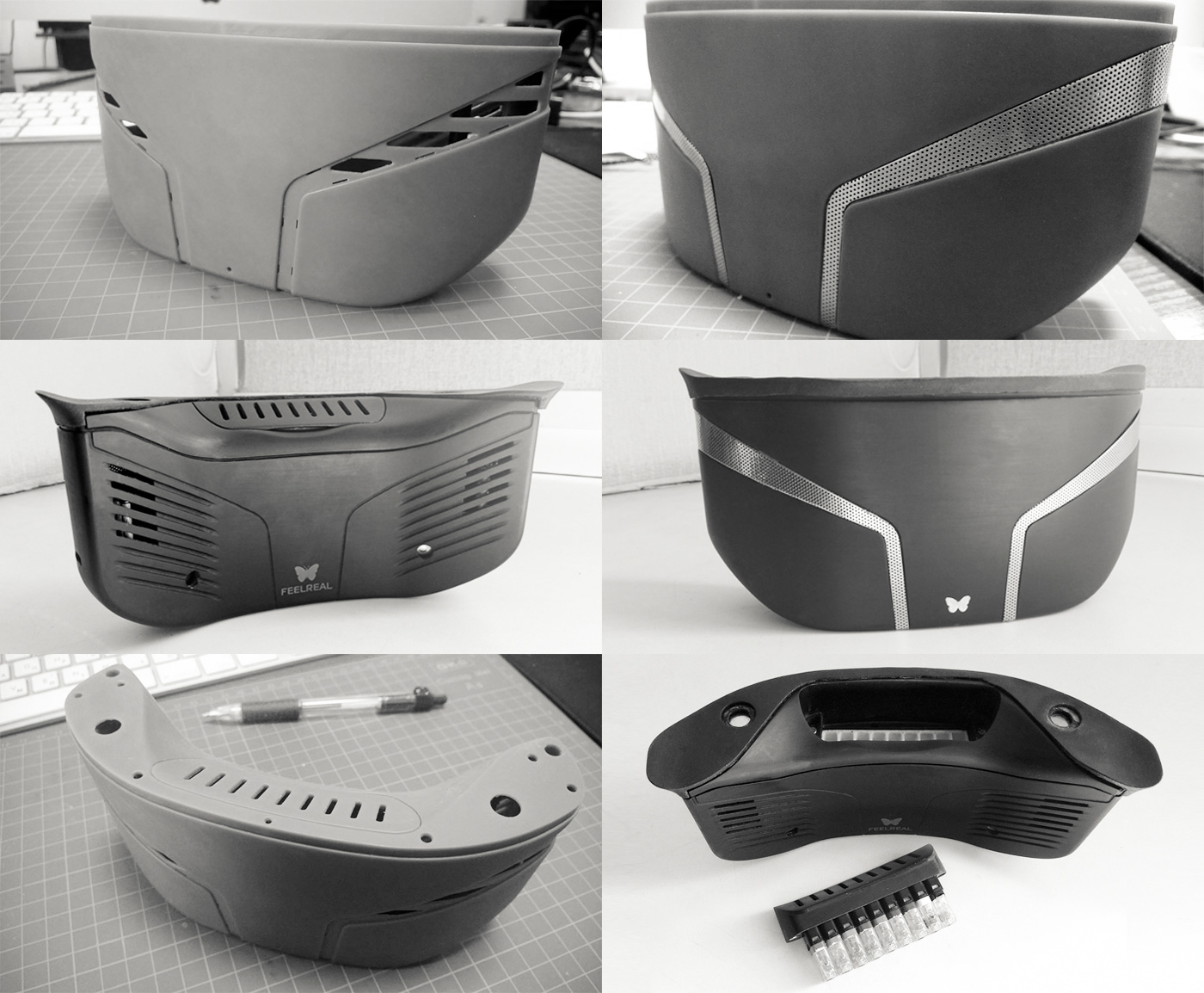product design  industrial design  product qvarta ukraine vr mask feelreal prototype Gadget