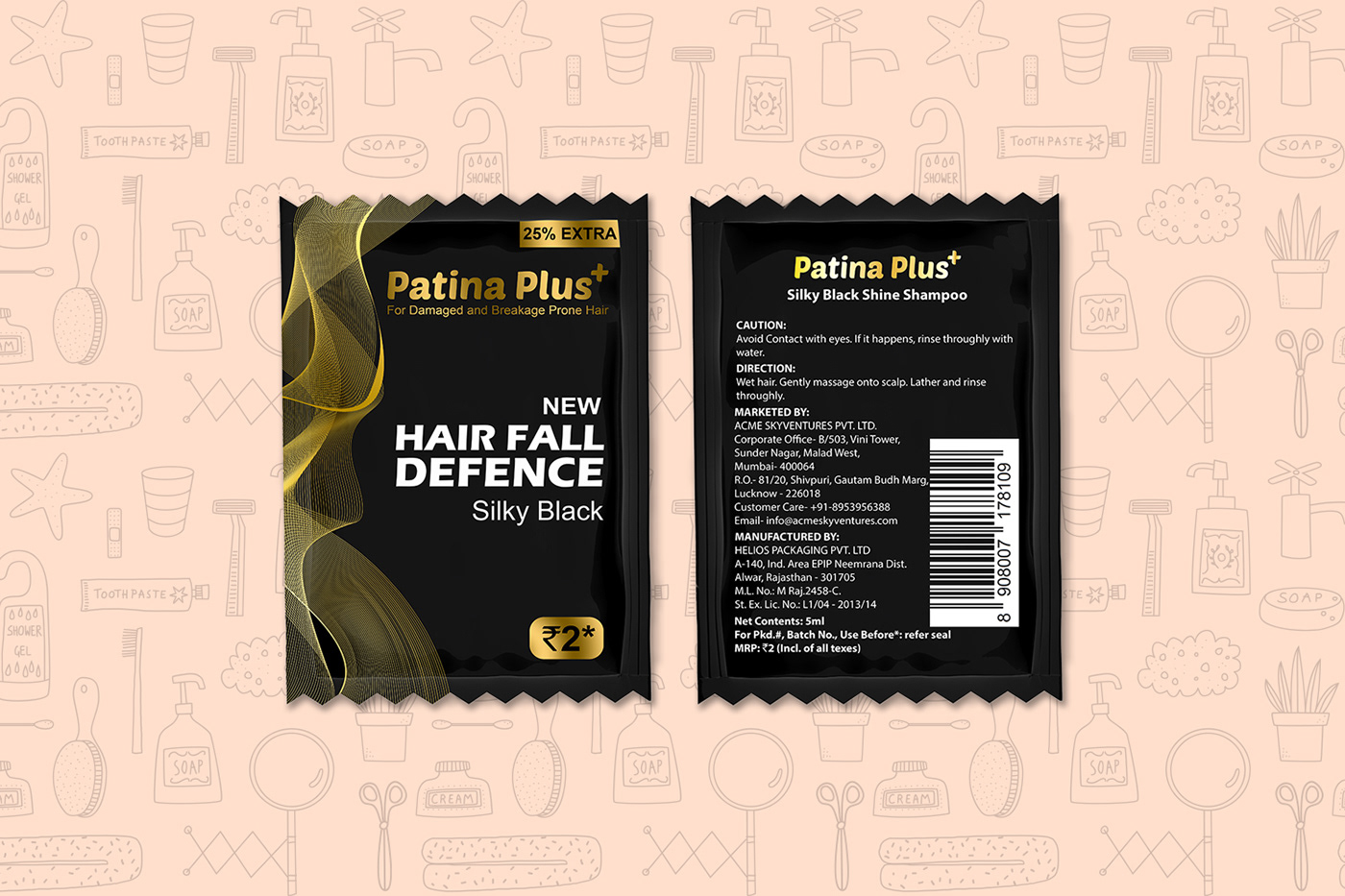 Advertising  anti dandruff shampoo Cosmetic hair fall control shampoo shampoo pouch toiletries