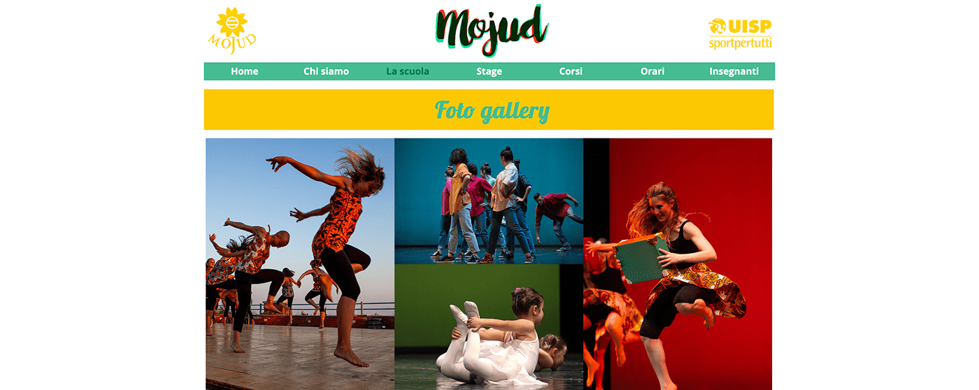 danza design graphic design  progettazione grafica sito internet Web Web Design  web site Webdesign Website