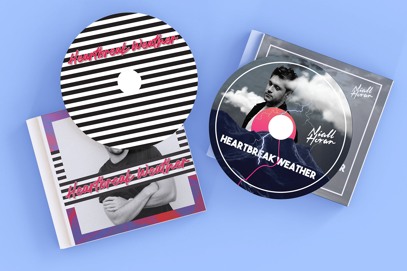Album design CD cover CD Cover Design CD design cd package CD package design Heartbreak Weather music niall horan Packaging