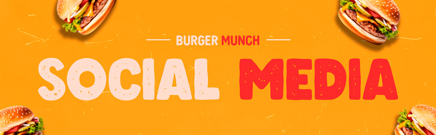 Social media post poster Socialmedia Graphic Designer marketing   Advertising  design burger free Burgers
