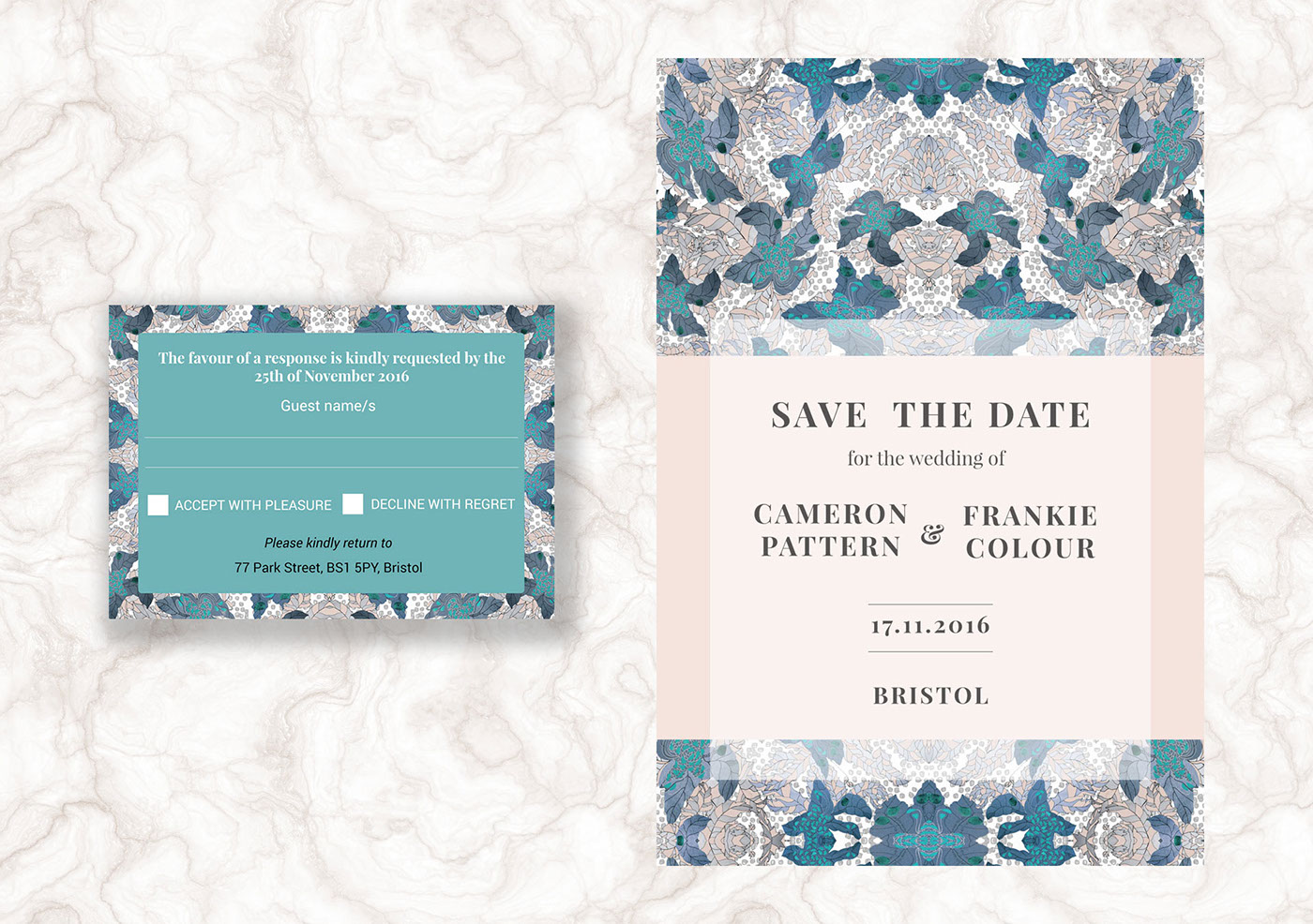 Patterns wedding graphic design  invitations