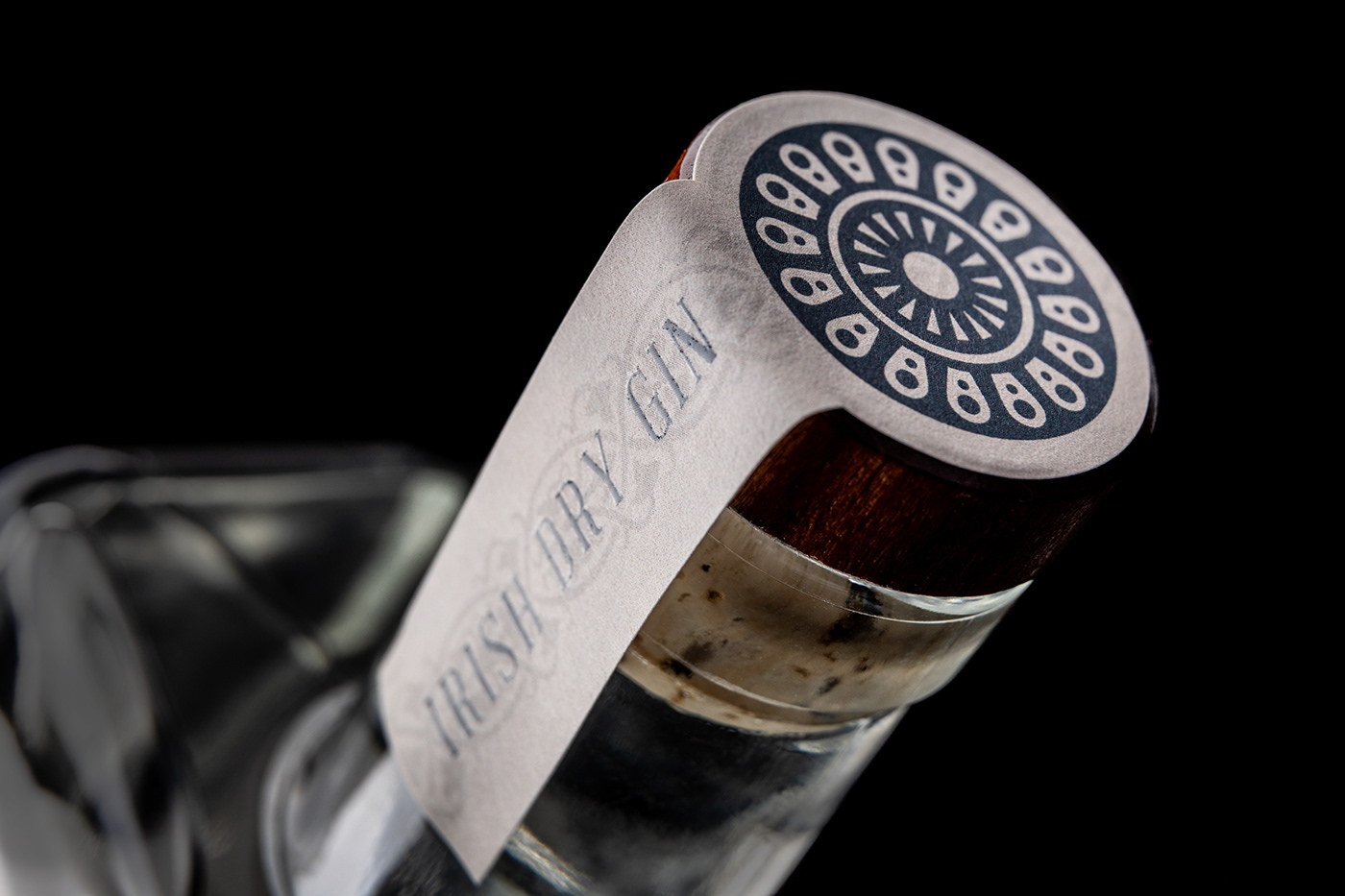 premium gin Whiskey wine Label Packaging engraving