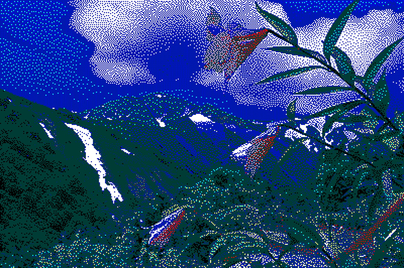 ILLUSTRATION  art Digital Art  design illustration art Pixel art pixel aesthetic vaporwave indexing