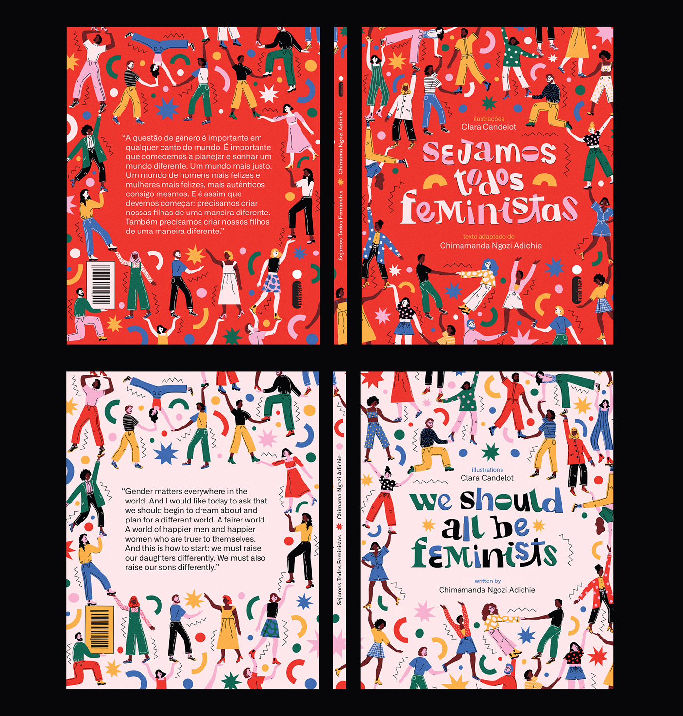 book editorial feminism graphic design  ILLUSTRATION  Ilustração literature Livro