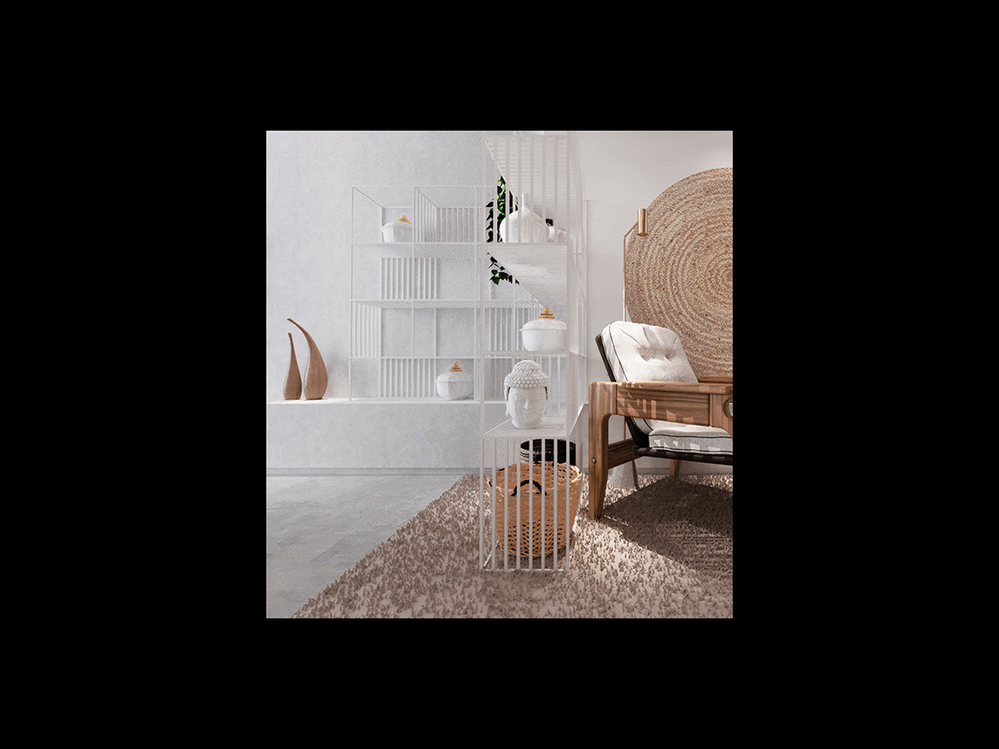 brand design harvest home decor Minimalism modern store visual identity basket naming