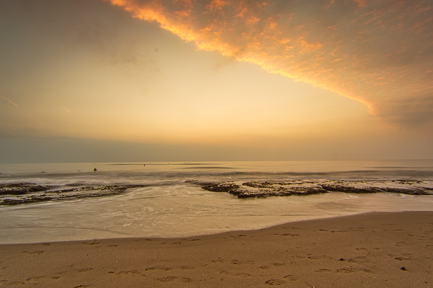 spain Meer beach Nature angler Himmel La Mata Sonnenuntergang spanien Torrevieja Wolken