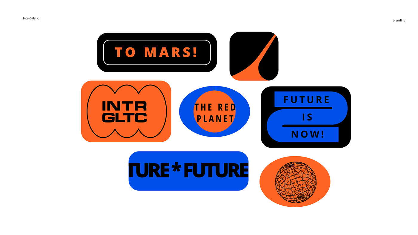 Space  mars astronaut rocket brand identity Logo Design visual identity brand branding  Logotype