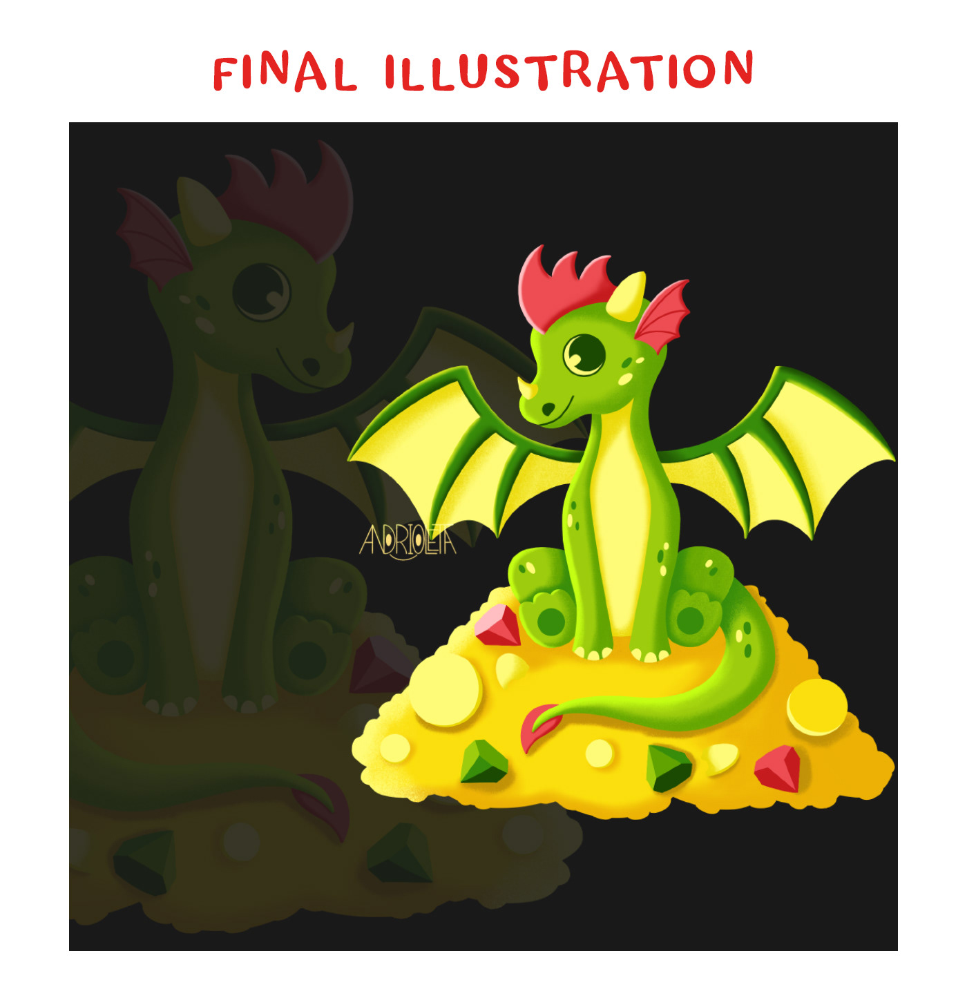 dragon Digital Art  Character design  Character ILLUSTRATION  children illustration cartoon digital illustration art digital