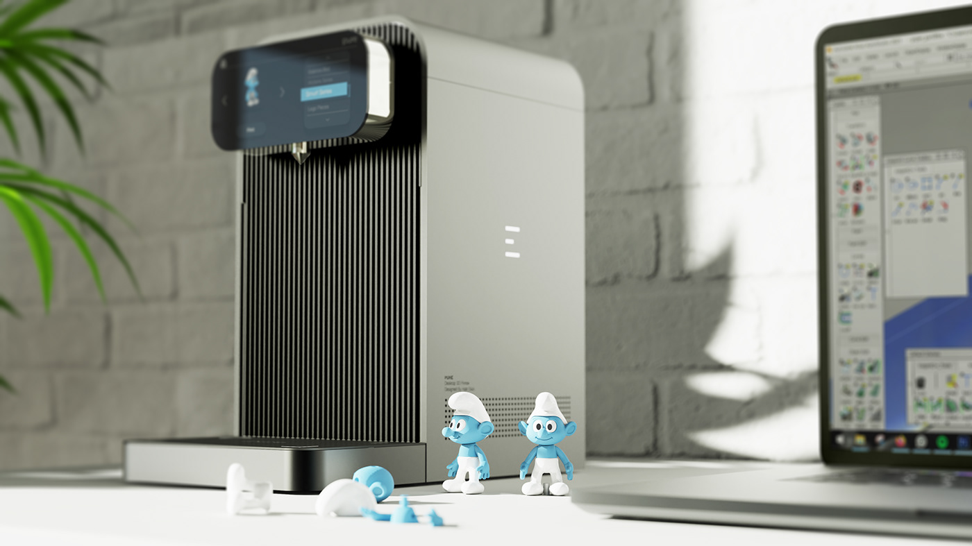 3D 3dprint Consumer design Electronics home appliances printer product design  Technology industrial design 