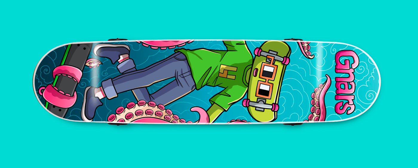 skateboard ILLUSTRATION  graphic design  skateboard deck design art graphic