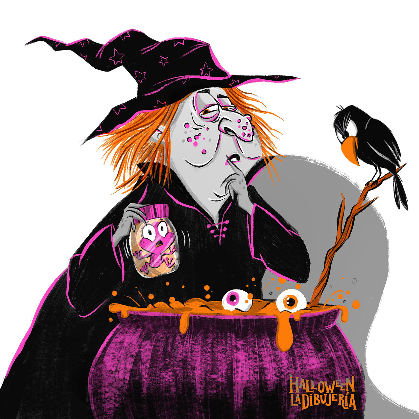 Character design  children illustration chucky eddie munster  ILLUSTRATION  ilustración infantil kid lit merlina personajes Wednesday Addams witch