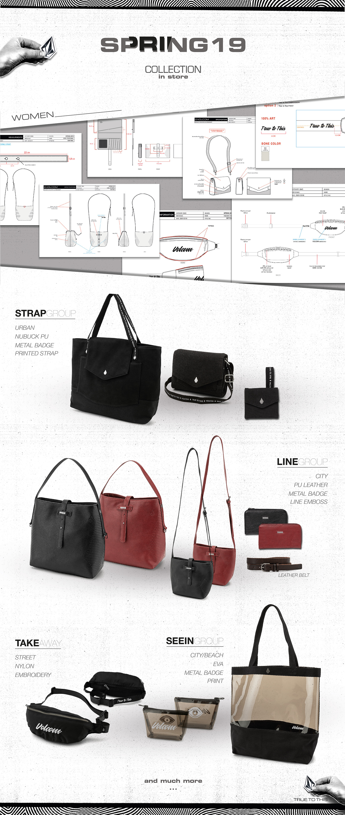 volcom design design product accessories developer fashion design stylism bags