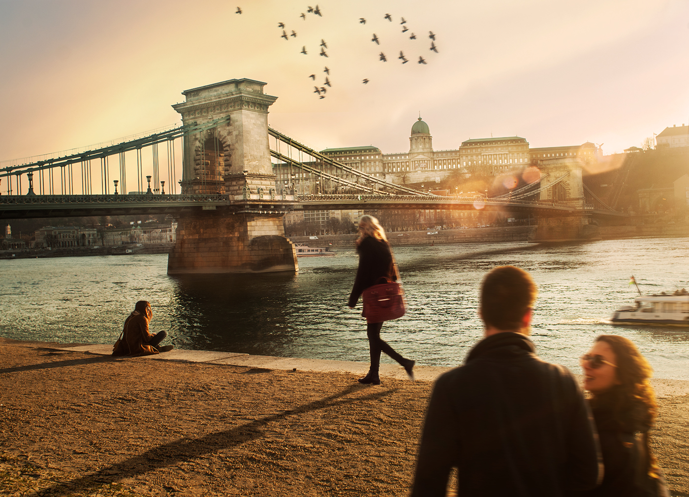 budapest photoshop Composite tourism Advertising  commercial