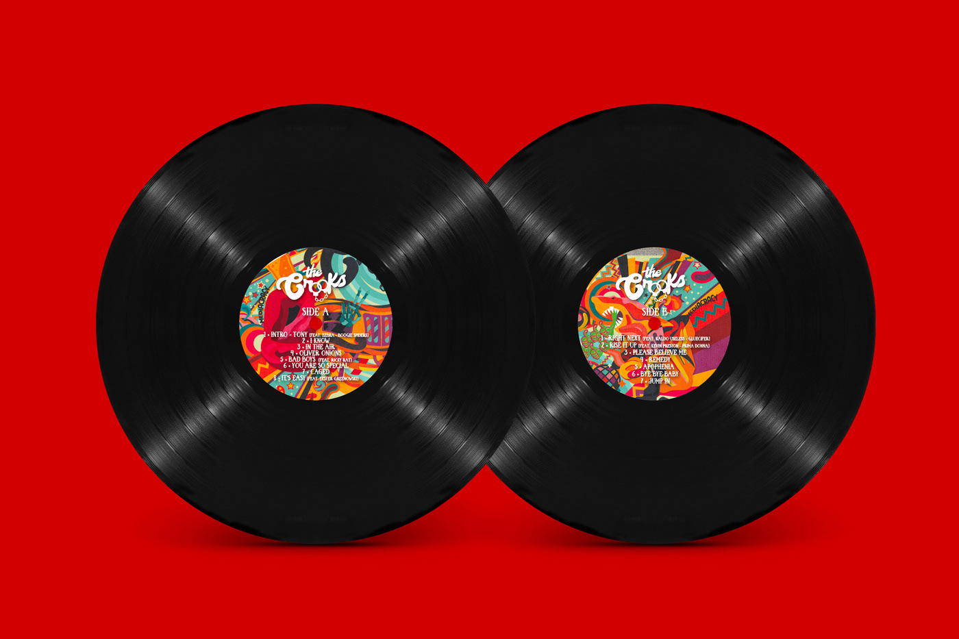 album cover art direction  design graphic design  ILLUSTRATION  music pop psychedelic vector vynil