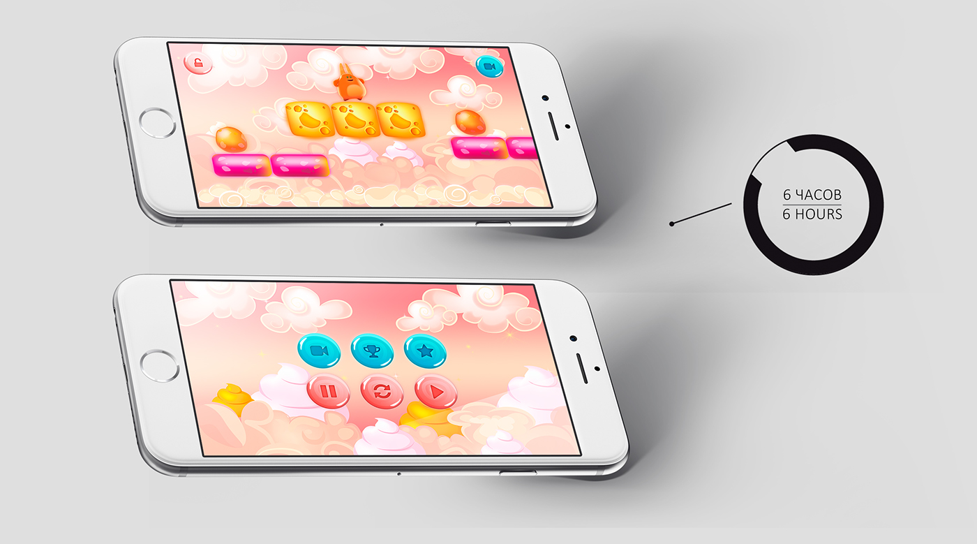 ILLUSTRATION  mobile game 2D fairy tale Magic   Candies