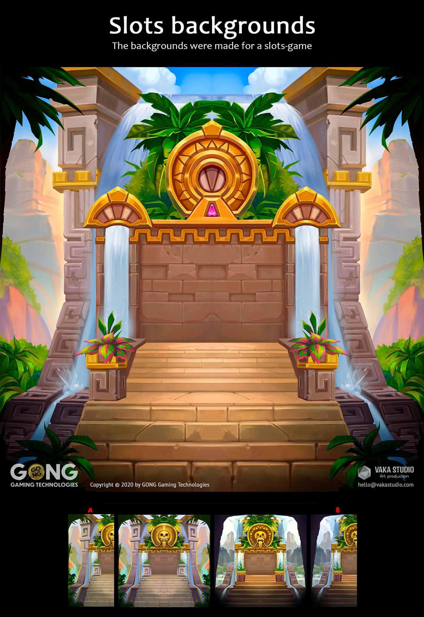 aztecs background environment game Game backgrounds gameart marine game slot game Slots