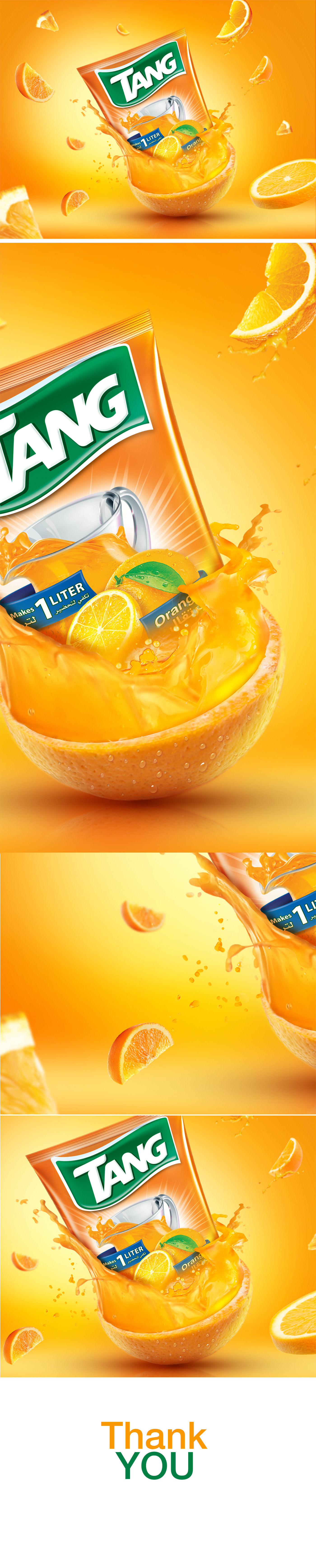 Advertising  Photo Manipulation  retouching  tang Mondelez orange Fruit juice egypt Ogilvy&Mather