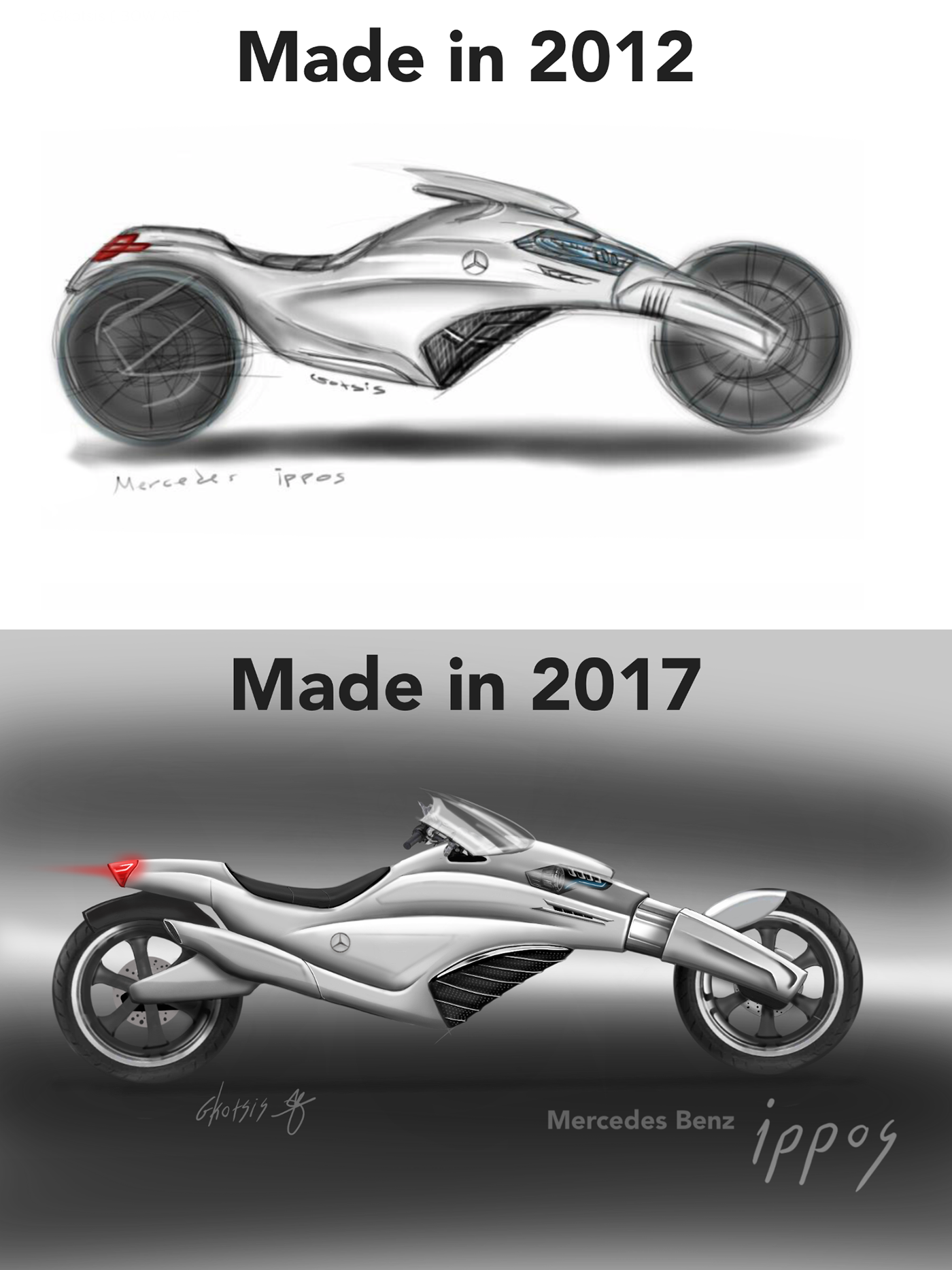 Mercedes Benz mercedes concept  concept concept design Automotive design automotive   moto motorcycle Motorcycle Concept conceptual design industrial design 