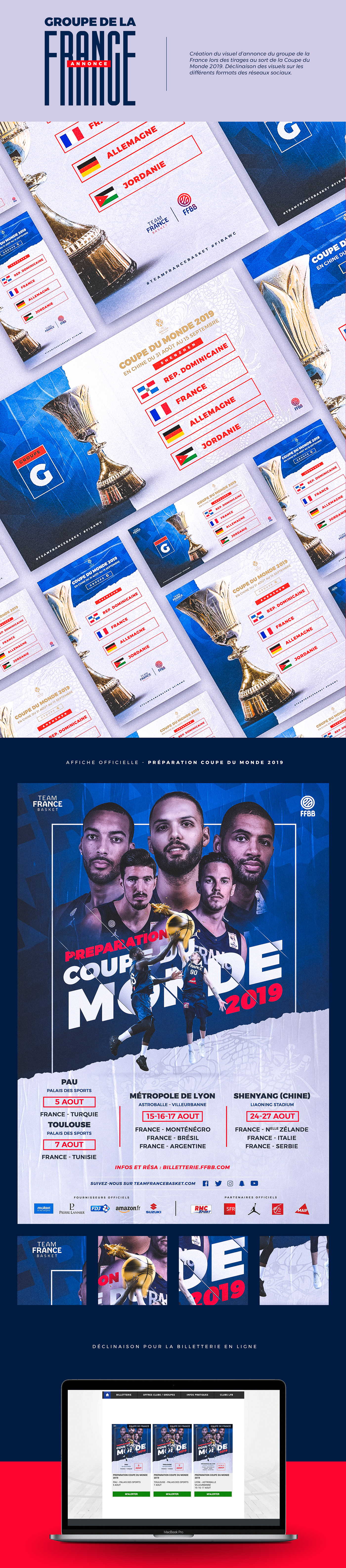 basket basketball Equipe de France direction artistique france sport world cup coupe du monde