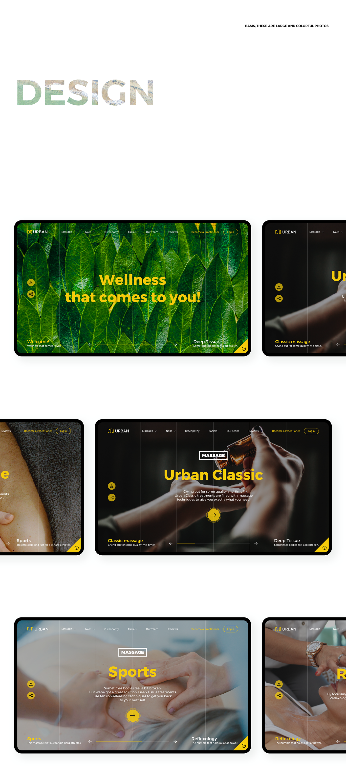 app brand creative reflexology Spa Wellness Urban sport Health massage
