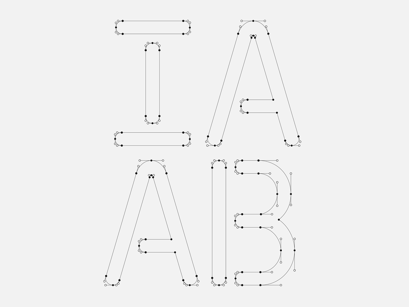 type font modern minimal editorial conceptual experimental contemporary арт