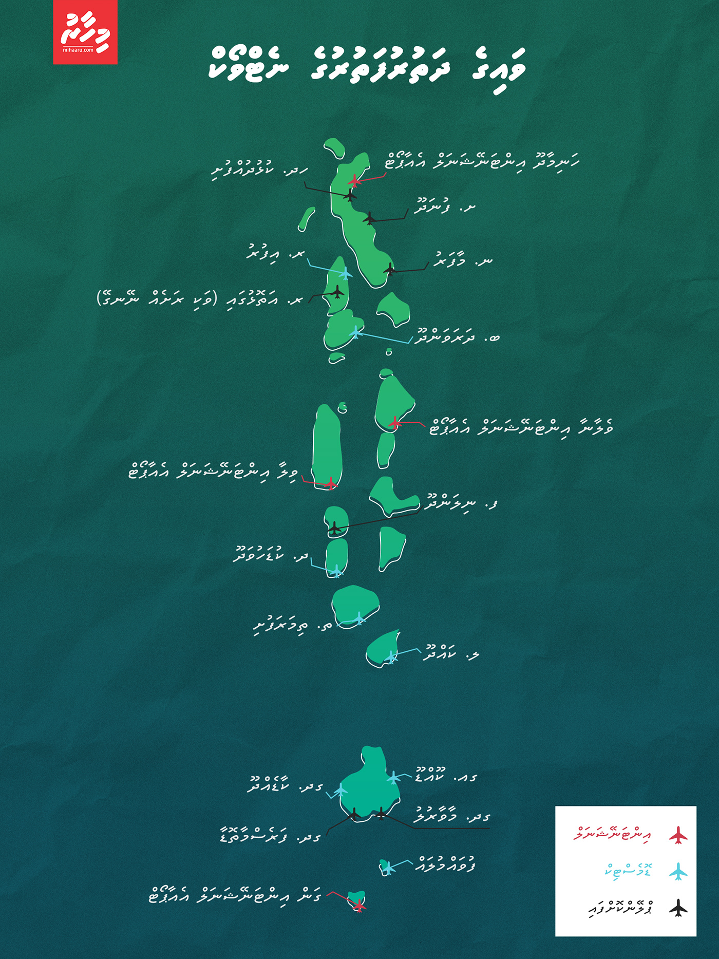 Maldives news infographics