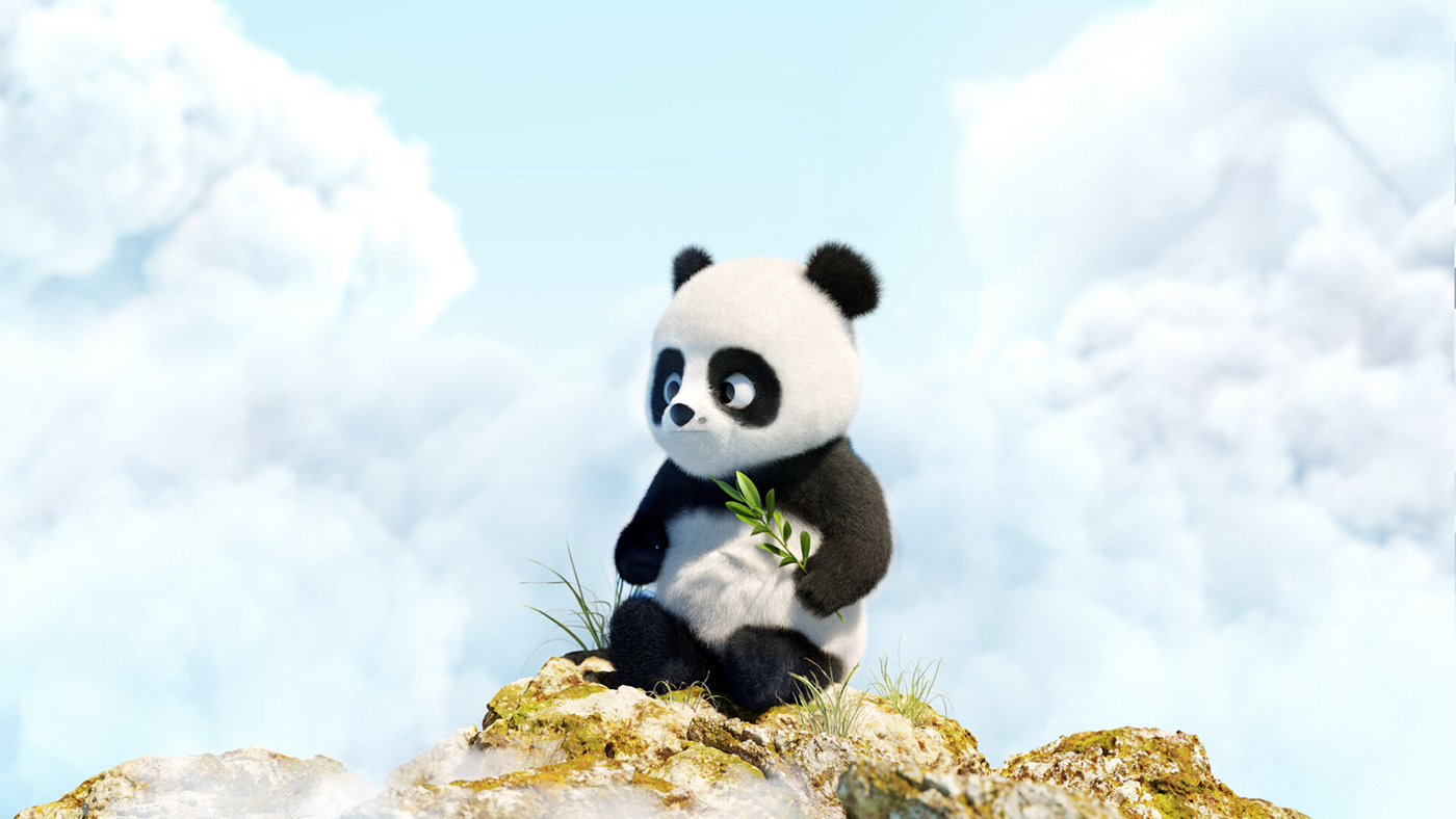 Character animation  Moscow Lookdev Panda 