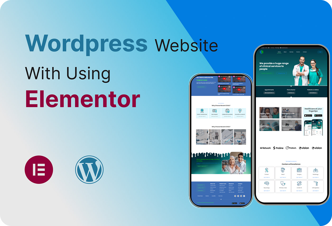 Wordpress Website Web Design  wordpress elementor web development  Ecommerce Website Design Woocommerce Website elementor pro