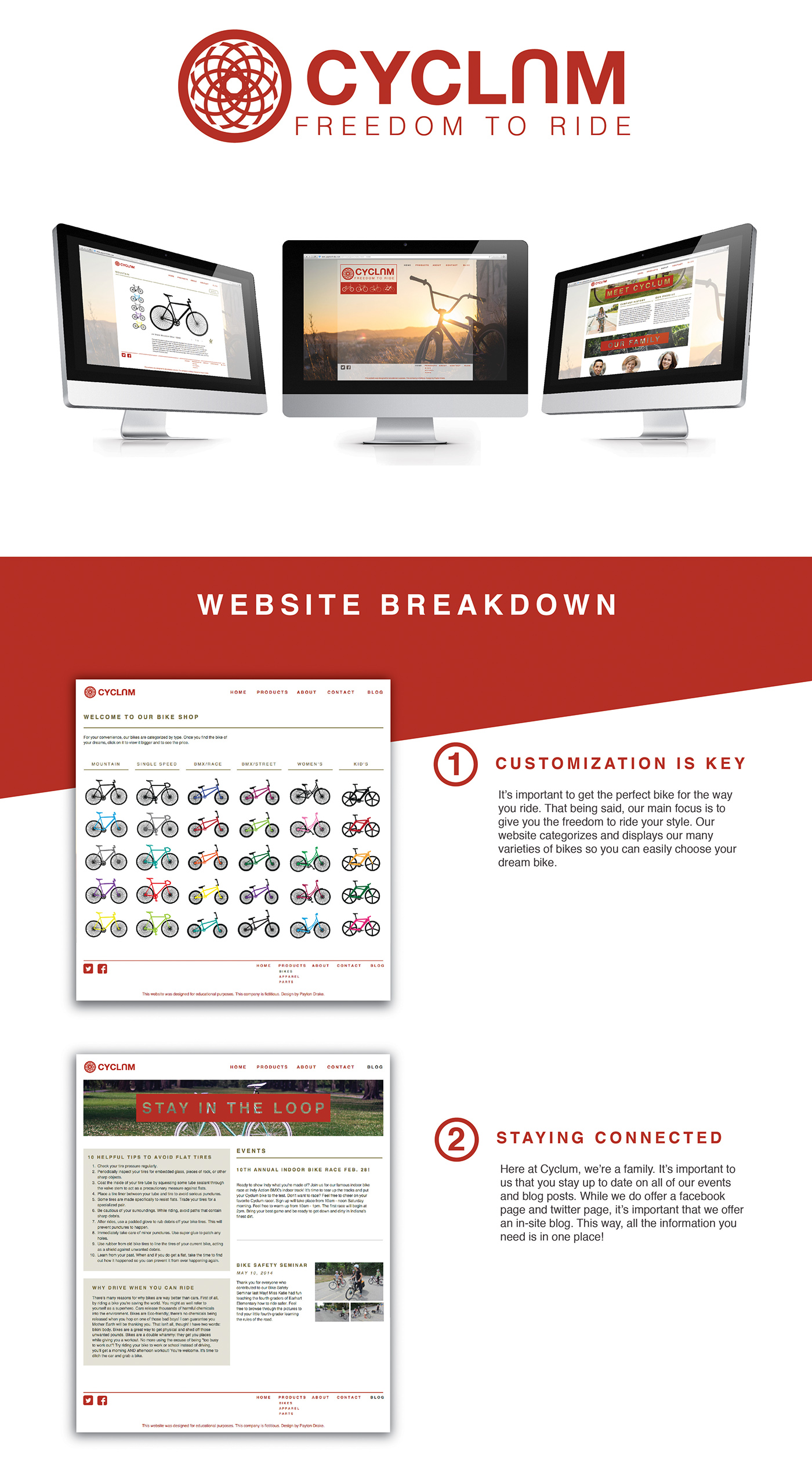 Adobe Portfolio Bike Website Web design brand marketing   logo Internet