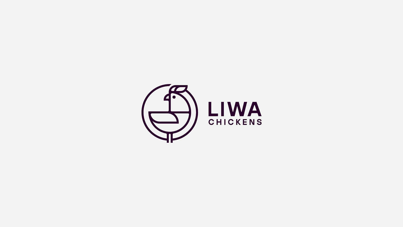 chicken chicken icon chickens Food Packaging icon design  label design liwa liwa chickens Logo Design