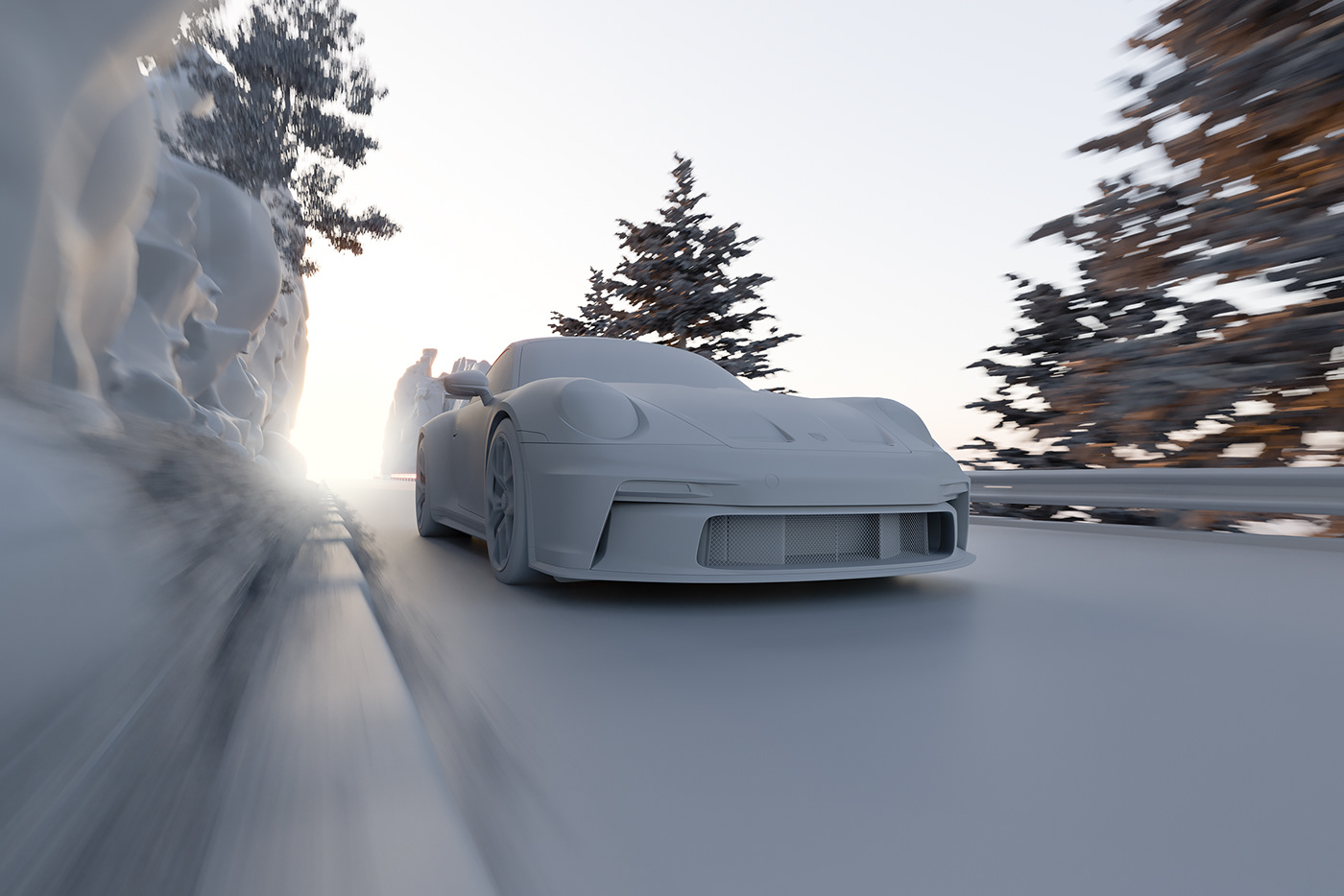 architecture Automotive Photography car CGI CoronaRender  fullcgi Porsche Render retouching  visualization