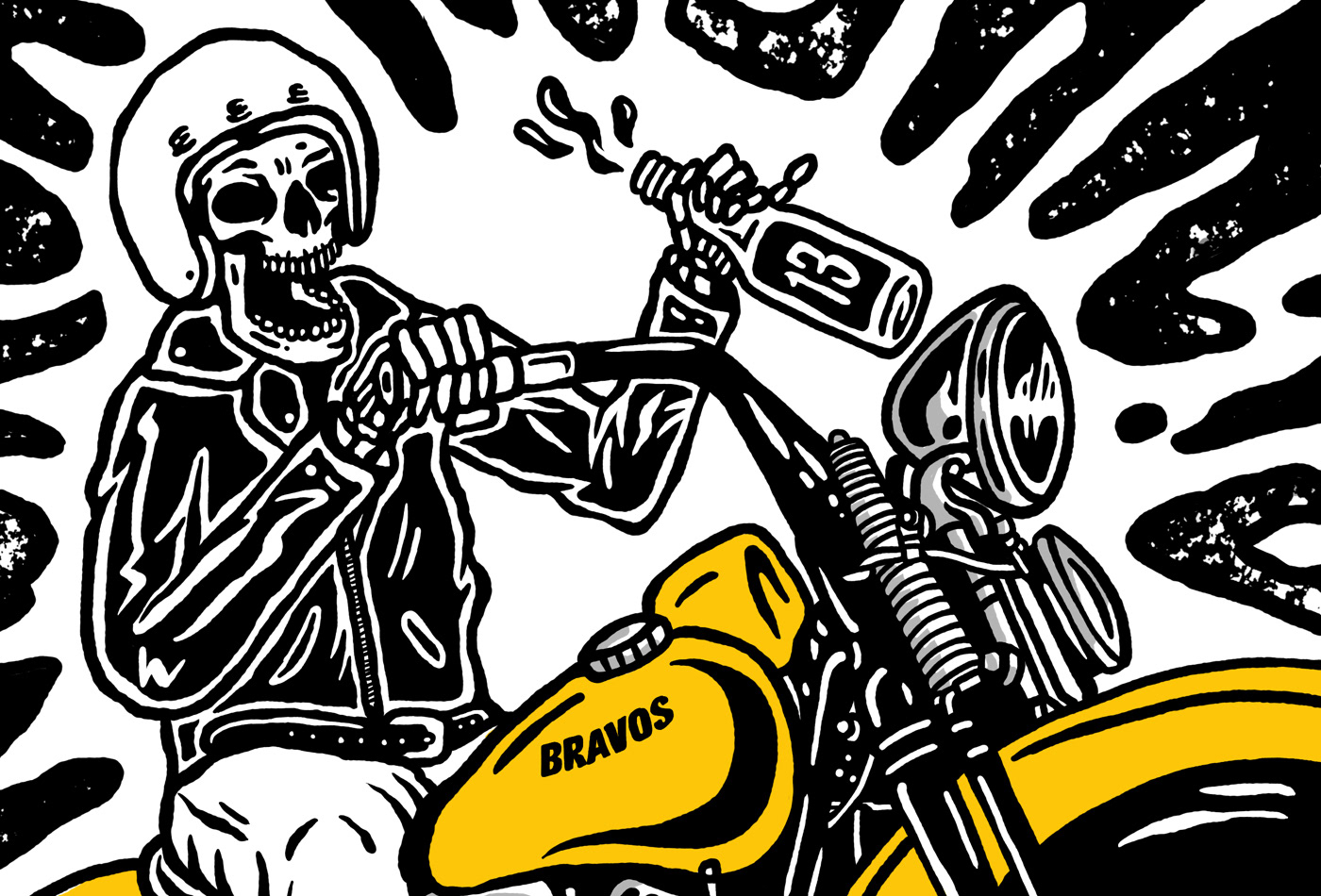barber shop merchandising t-shirt design motorcycle Harley Davidson skull apparel Clothing