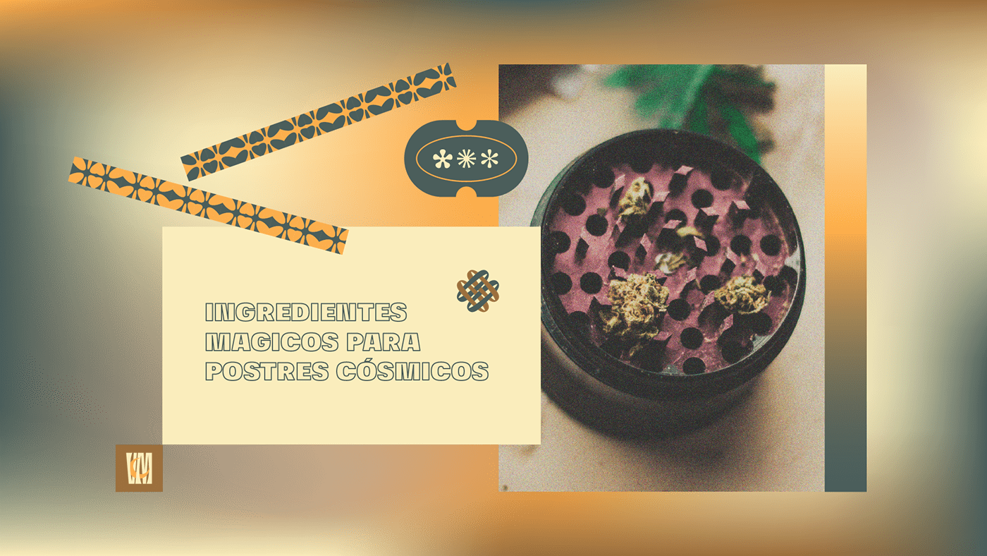 brand branding cannabis Celebranding creative design disruptive pastel pastry reposteria