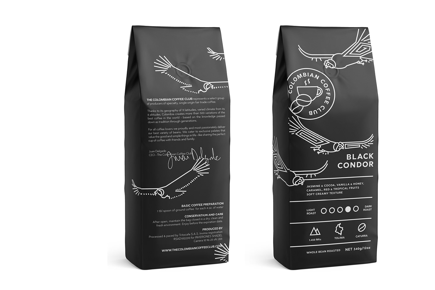 BCOME COLOMBIAN COFFEE CLUB colombia Coffee branding  logo Corporate Identity cafe re-design