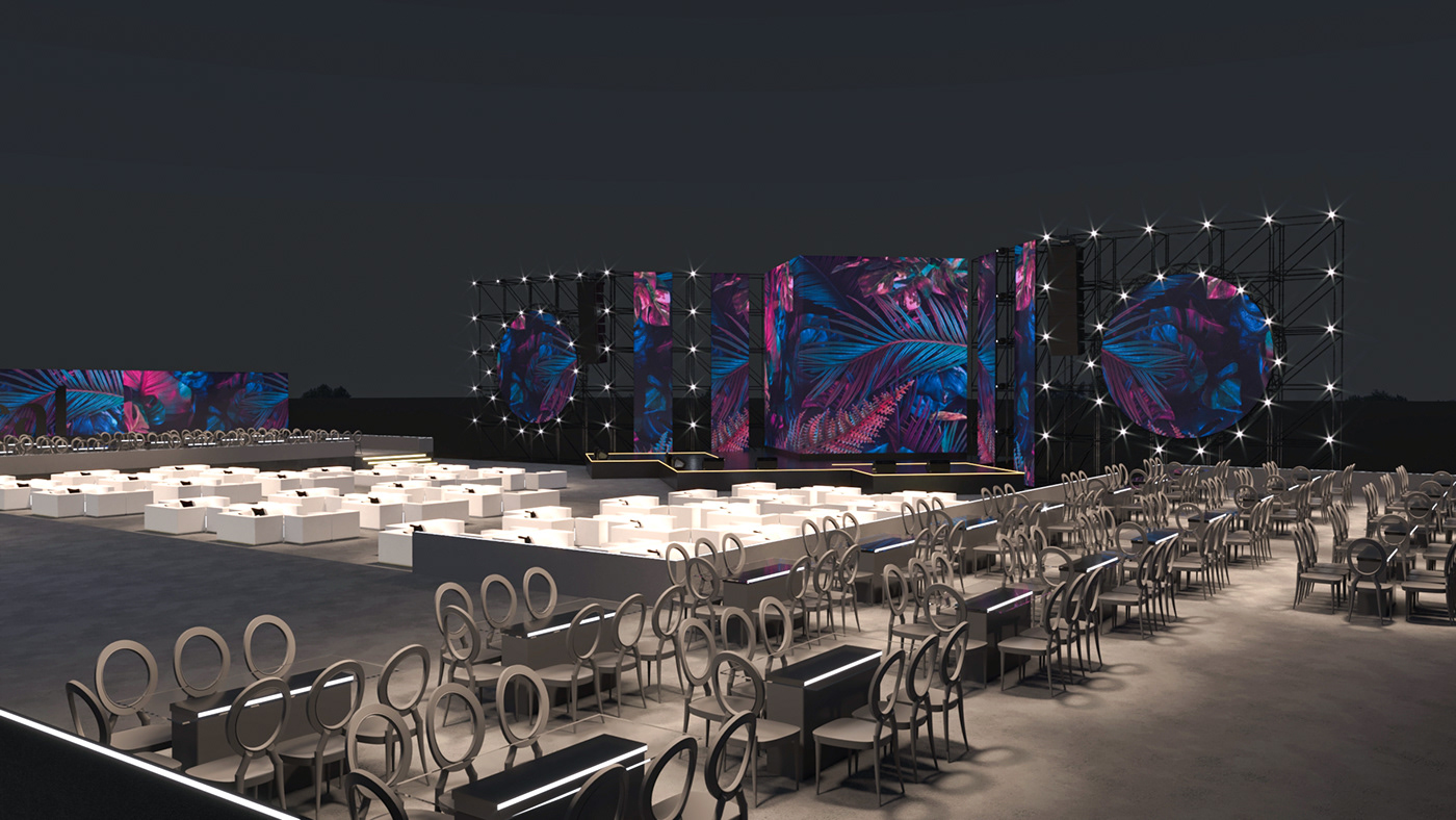 Event real estate Exhibition  design Events visualization 3D 3ds max corona corporate event