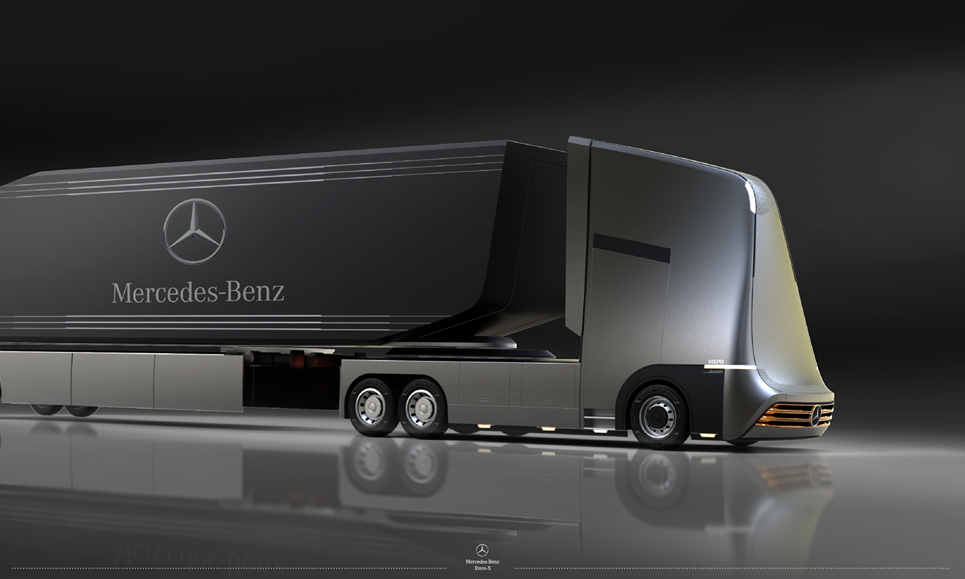 cardesign Truck mercedes Benz design automotive   Vehicle Design truckdesign