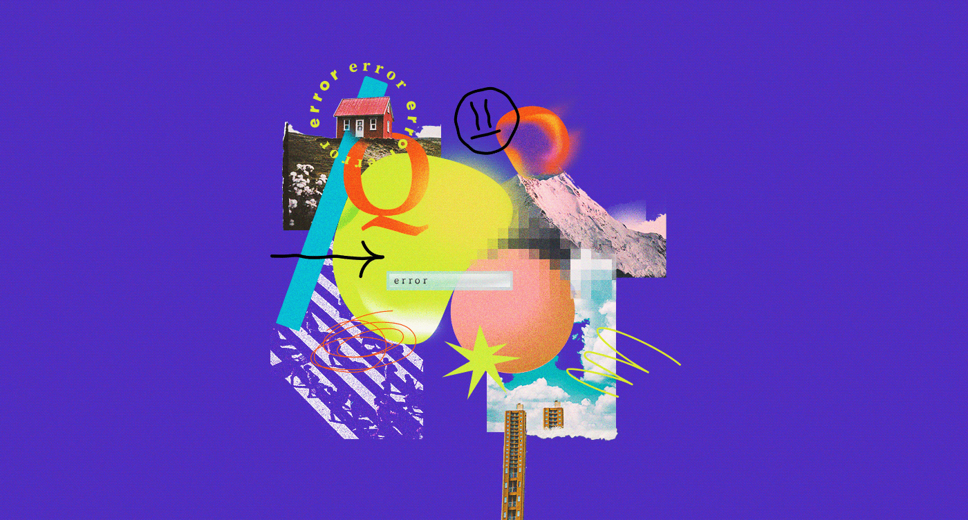 collage colors draw flat illlustration noise