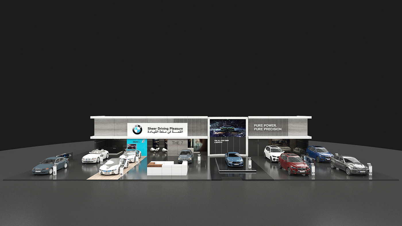 @bmw Boorh Motorshow design egypt germany ArtDirection Cars Interior Exhibition 