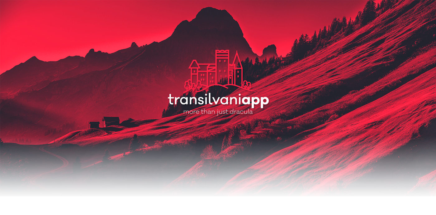 application ux UI motion interaction screen transylvania romania Travel Guide gif