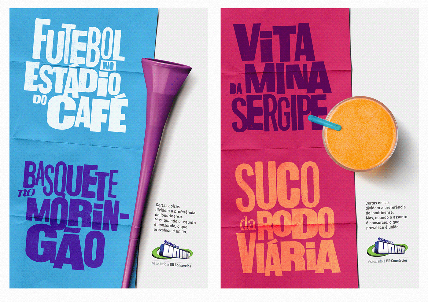 Advertising  all type art direction  campanha consorcio Direção de arte lettering type