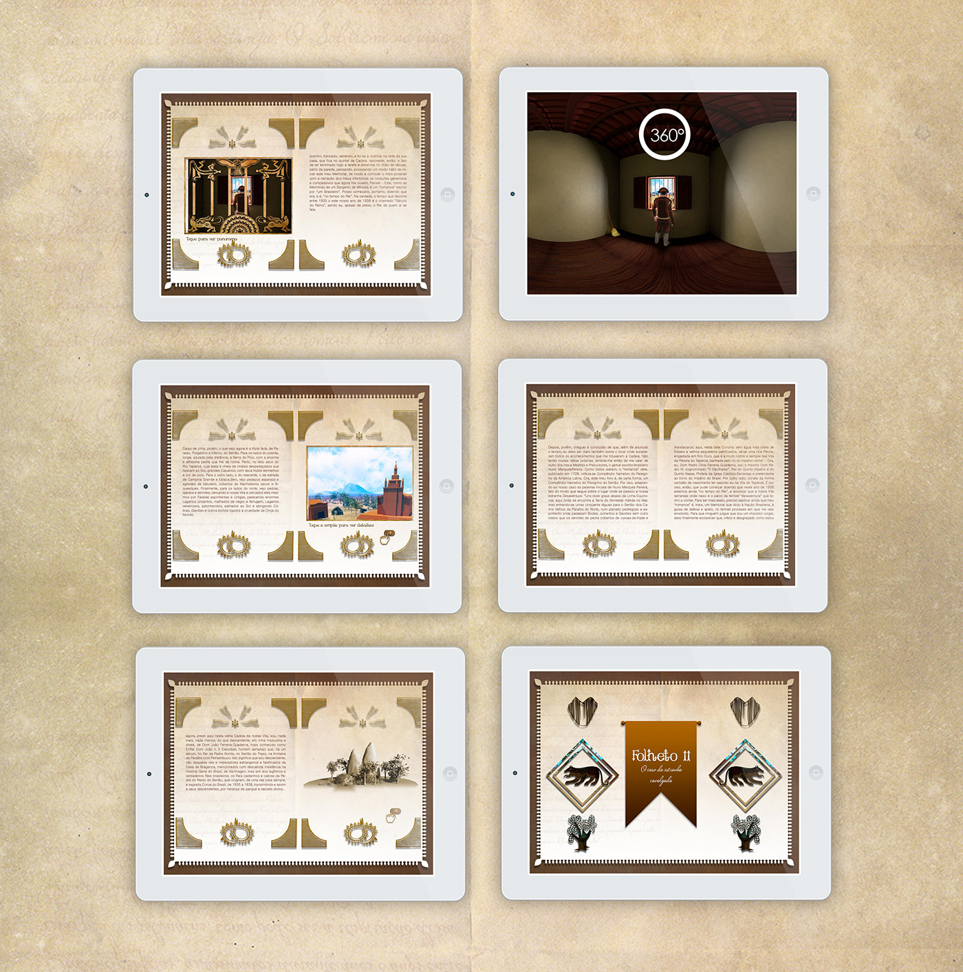 suassuna ariano a pedra do reino interação Livro digital InDesign 360° iPad